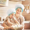 MUNSKT 2 PCS White Shower Cap for Women,Reusable Shower Cap