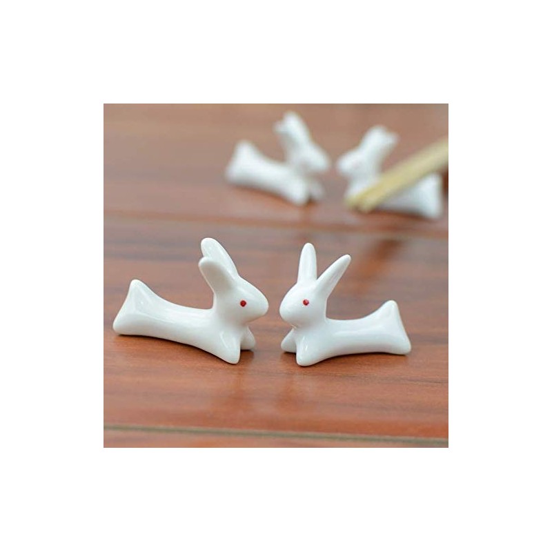 Tableware East Chopsticks Rest Cute Rabbit Cute Rabbit Ceramic Chopsticks