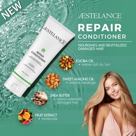 Aestelance Repair Conditioner For Damaged Hair, Repairs and Strengthens All Types of Hair, Sulfate Free Formula for Softer Hair (8 fl. oz.)