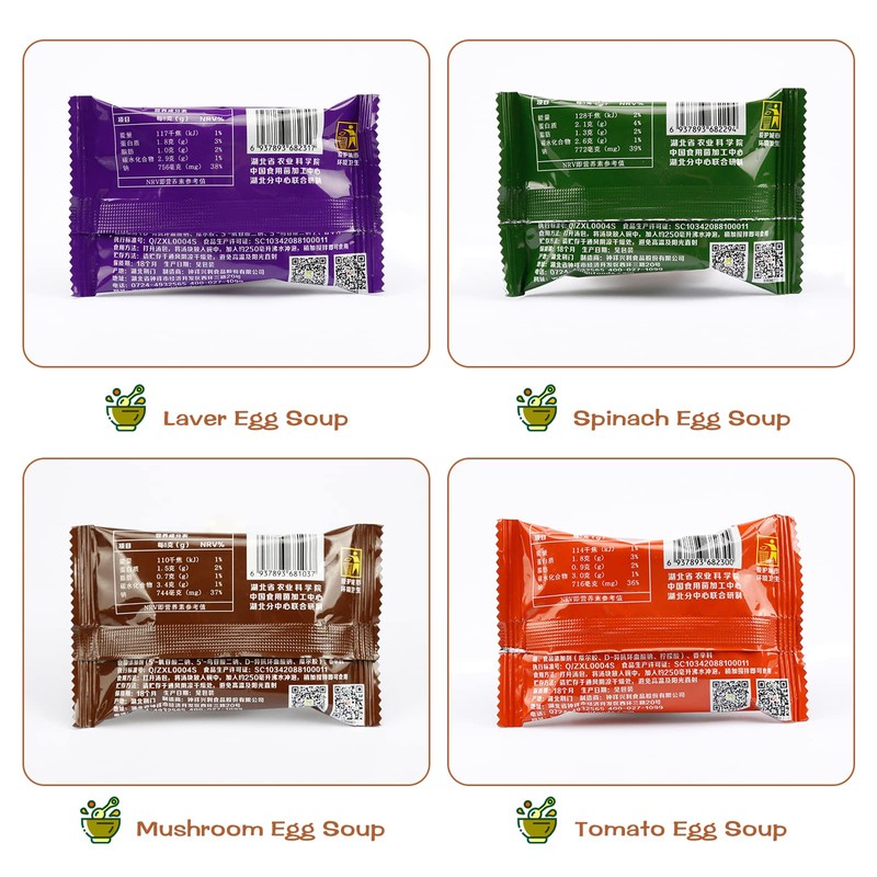 Egg Flower Soup Mix, Vegetable Mix Soup Egg Drop Instant