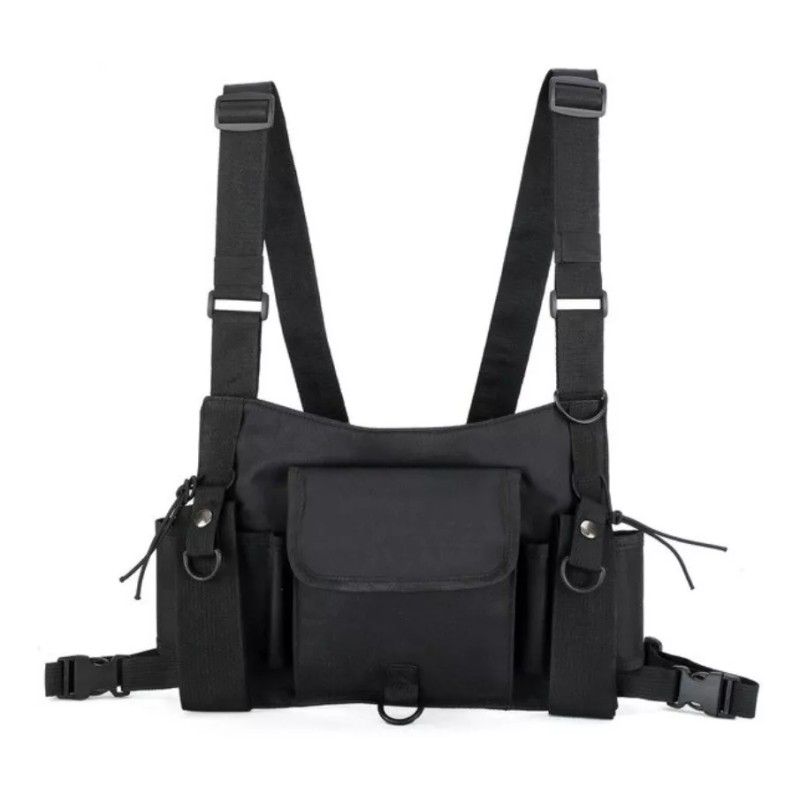 Estuchelandia Pechera Bolso De Pecho Tactico Chaleco Tipo Bullet Hip