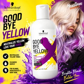 Schwarzkopf GoodBye Yellow Shampoo Neutralizing Shampoo pH4.5 (300ml)
