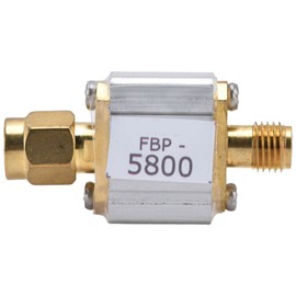 Bandpass Filter SMA Interface Low Interpolation Loss Reducing Noise Filtering Equipment for 5.8GHz Receiving Equipment
