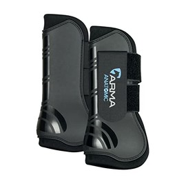 Shires Arma Tendon Boots - Black/Black Full