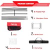 FITFIZZ 7x7 ft Baseball Net for Batting Pitching Hitting, Softball