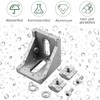 EYPINS Mounting Material Angle Aluminium Profile 30 x 30 Groove