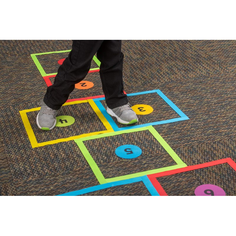 Teacher Created Resources Spot On Lime Carpet Marker Strips