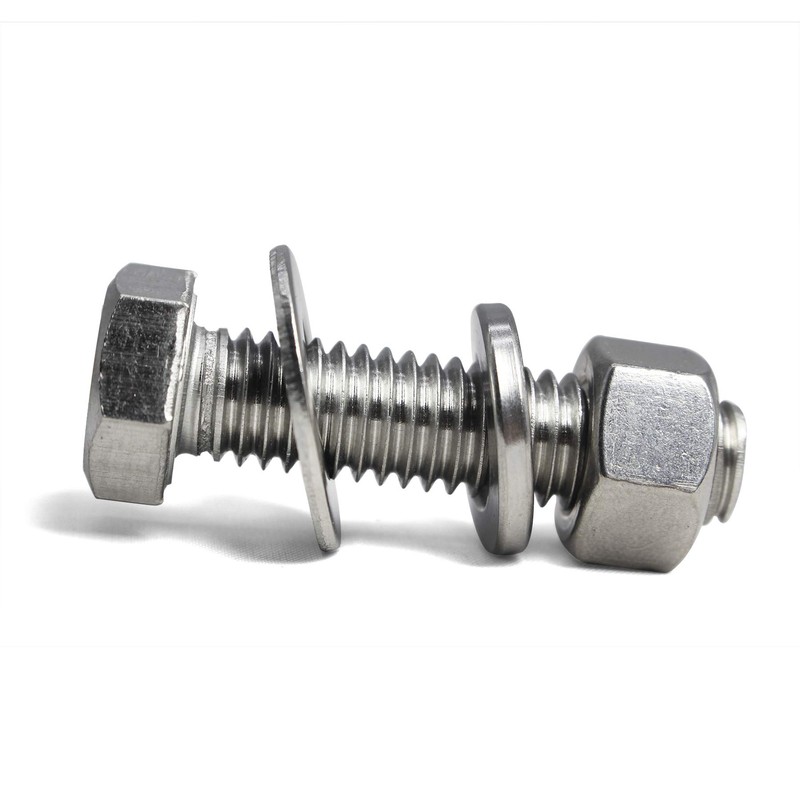 SUNXULIMI 1/4-20 x 1-1/4" Bolts and Nuts Hex Head Bolts