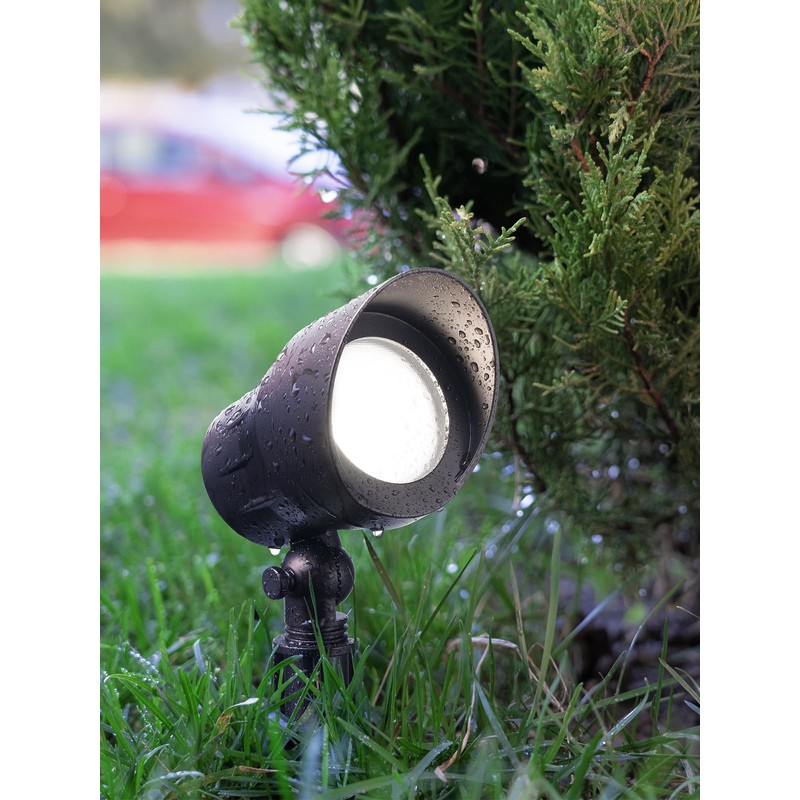 LEONLITE 5CCT Low Voltage LED Landscape Spotlight, Update 1800K2700K3000K4000K5000K Selectable,