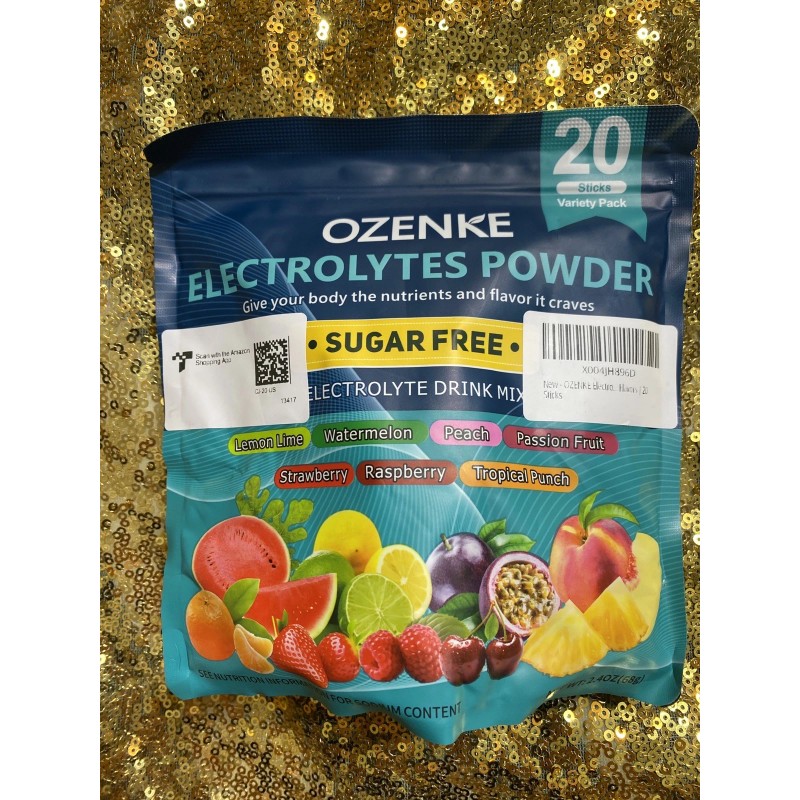 OZENKE 2-Pack OZENKE Electrolyte Powder Packets 40 Sugar Free Hydration