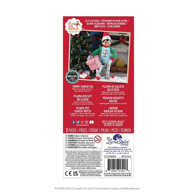 The Elf on the Shelf Claus Couture Cookie PJs