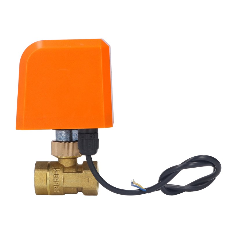 DN15 2 Way 2 Wire Electrical Ball Valve Normally Open