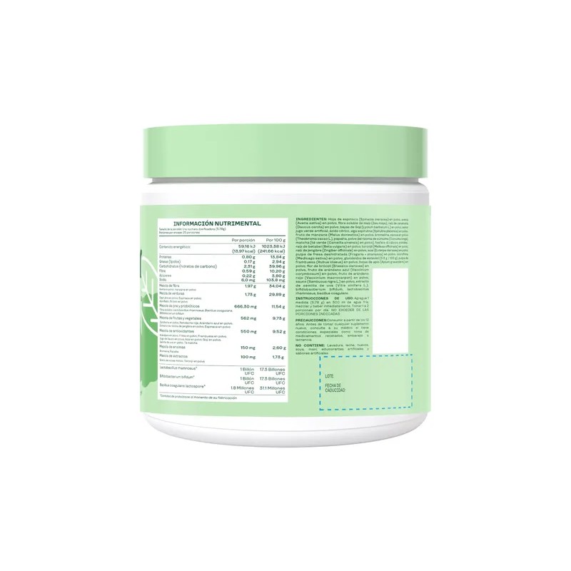 Bloom Greens Original Con Fibra Y Probióticos 25 Porciones