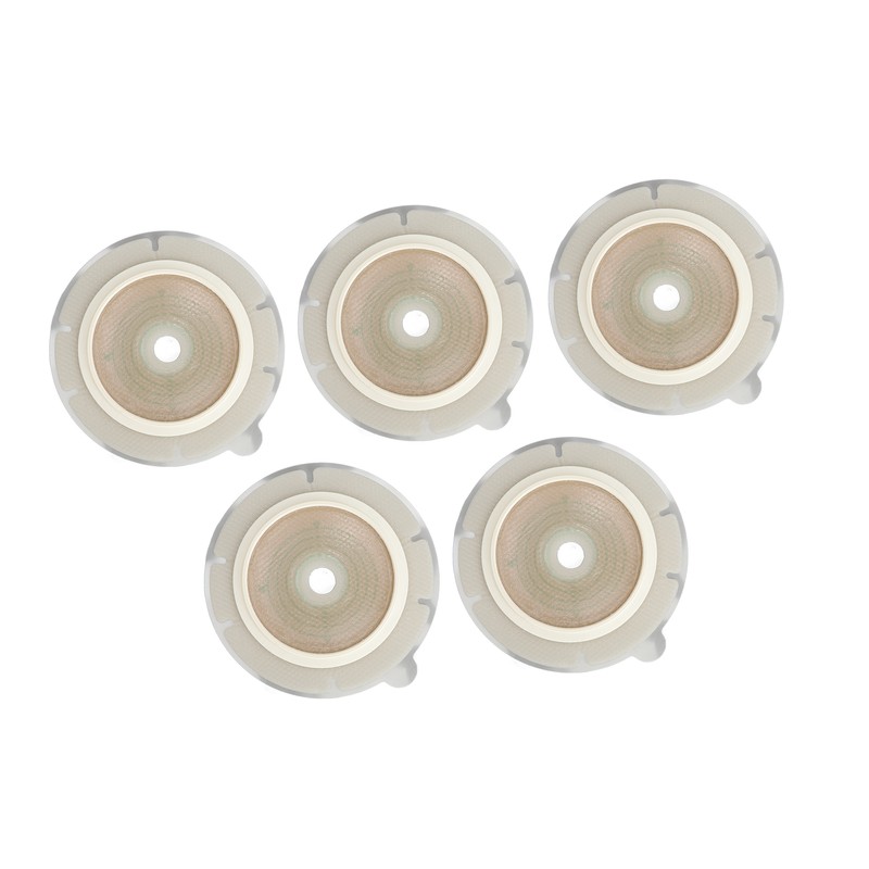 5pcs Stomahesive Flexible Skin Barrier 2 Pieces Clear Scale Hydrocolloid