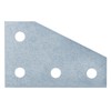 heneng 4 Pcs Flat Plate Fitting for 1-5/8" Strut Channel,