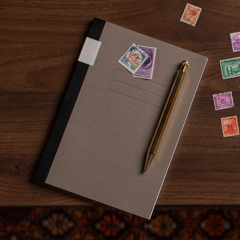 Itoya Notebook A6 Horizontal Rule, Beige