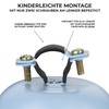 URBAN ZWEIRAD bicycle bell - BIG MAMA bike bell (large),