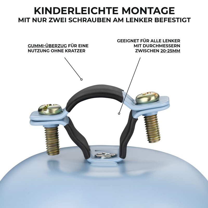 URBAN ZWEIRAD bicycle bell - BIG MAMA bike bell (large),