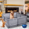Whelping Box for Dogs and Puppies 48x48x18 inch Pet Whelping