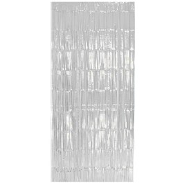 Foxxeo 35011 | Tinsel Curtain 91X244 cm Various Colours, White