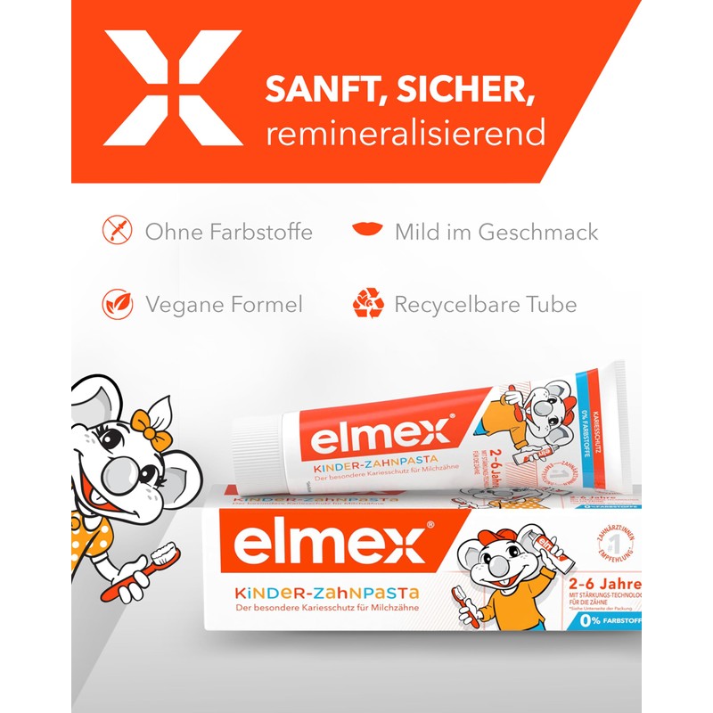 elmex Children's Toothpaste 1000 ppm
