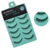 Scala 5 pairs/set 3D False Eyelashes Messy Cross Thick Natural