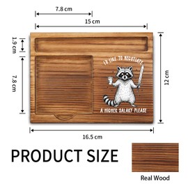 I’d Like to Negotiate Sticky Note Holder, Funny Raccoon Quote Self-Stick Note Pad Holders, Sarcastic Work Mental Health Humor Gifts Present for Women, Men, Coworker, Friend ZSS116