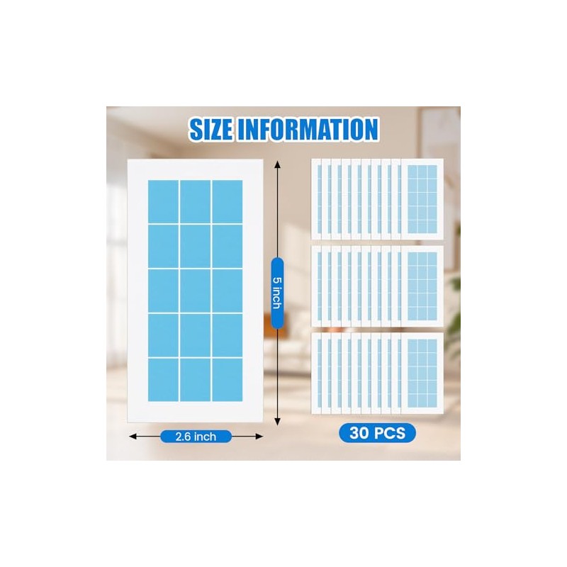 Qualirey 30 Pack UV Flying Insect Trap Refill Compatible with