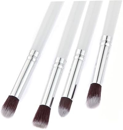 Ipetboom 4piezas Pinceles para Sombras de Ojos Lápiz y Pincel Herramienta de Maquillaje para Sombra de Ojos Labios Rubor Base Maquillaje Cosmético
