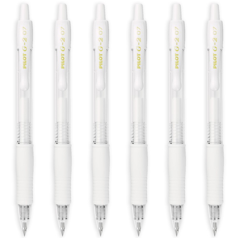 Pilot G-2 Retractable Gel Ink Rollerball Pens - 0.7mm Nib