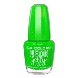 L.A. COLORS Neon Jelly Polish, Electric Lime CNL366