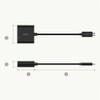 Belkin AVC002btBK Adaptador USB-C a HDMI + Carga, Negro