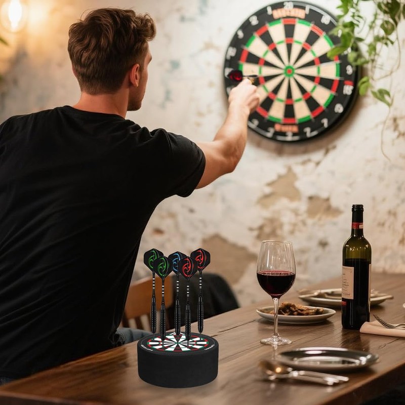 Flintronic 2Pcs Dart Holder, Mini Darts Station, Space-Saving Dart Base