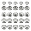 sourcing map 20set Flat Head Stud Spike 10mm Alloy Purse