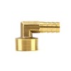 QWORK 90 Degree Elbow Brass Brass Hose Nozzle 12mm x
