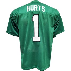 Generic Custom Stitched Jalen Hurts Adult Kelly Green Jersey SIZE ADULT X-LARGE