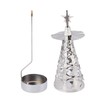 Spinning Candle Holder Rotating Candlestick Set for Romantic Wedding Christmas