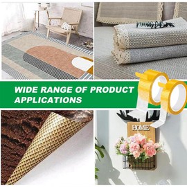 ZAKASEA Cintas Doble Cara, Cinta Adhesiva Doble Cara Transparente Nano, Cinta Doble Cara Transparente, Cinta Casera Reutilizable, Para Alfombras, Paredes, Cocina y Fijar Fotos (3 CM, 20 M)