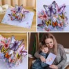 Ghope 3D Pop Up Birthday Greeting Card Butterflies and Flowers,