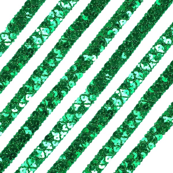 Misscrafts Sequin Lace Trim Braid Lace Ribbon Glitter Sequin Trim