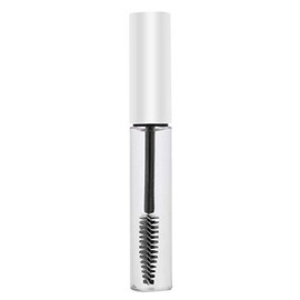 Tubo de rímel vacío con inserto de goma, 5 colores, tubo de delineador de ojos transparente de 10 ml con varita para pestañas, aceite de ricino, botella vacía para contenedor