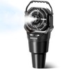 Golf Cart & Car Cup Holder Misting Fan, 900ml Leak-Proof,