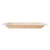 GRÄWE Disposable Plates Set - Wooden Plates, 25 Pieces, 21