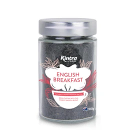 KINTRA FOODS Loose Leaf Tea English Breakfast, 100g Jar