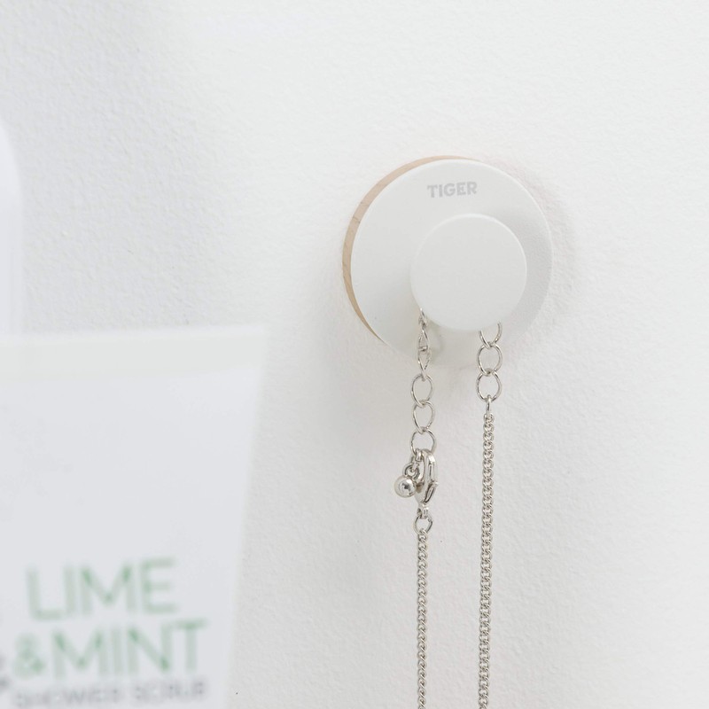 Tiger Urban, Towel hook small, White, 18x35x35mm