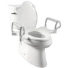 Bemis Assist Toilet Seat with Built-in Support Handles, Hinges Never