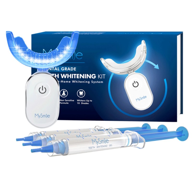 MySmile 2Pack Pro Teeth Whitening Kit with 28-LED Light Tray