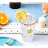 Vasos Elegantes de Pl?stico Transparente 12 Oz