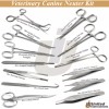 Medentra Feline Spay Pack Kit Contain Basic Surgery Instruments Set