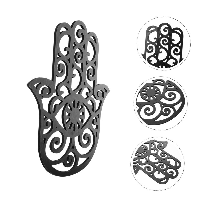 Mobestech Hamsa Hand Evil Decor Boho Hanging Decoration for Living